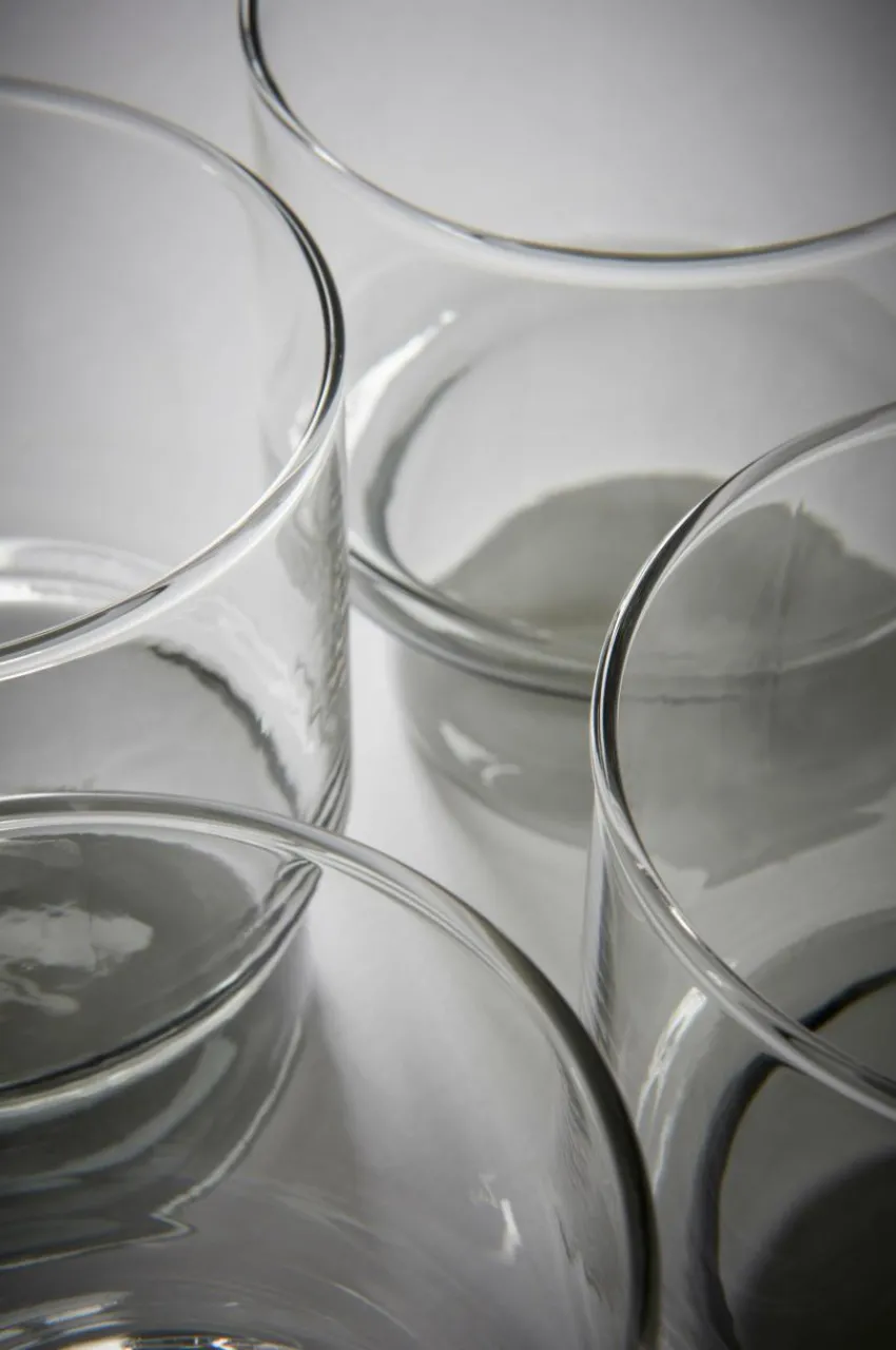 Juldukning|Glas|Jotex IMKE Glas 4-pack Transparent/grå