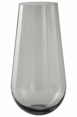 Vaser|Jotex JAQUELINE Glasvas - Höjd 36 Cm Grå