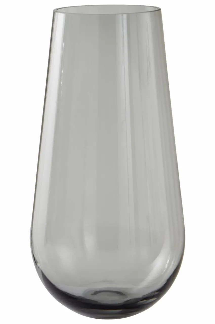 Vaser|Jotex JAQUELINE Glasvas - Höjd 36 Cm Grå