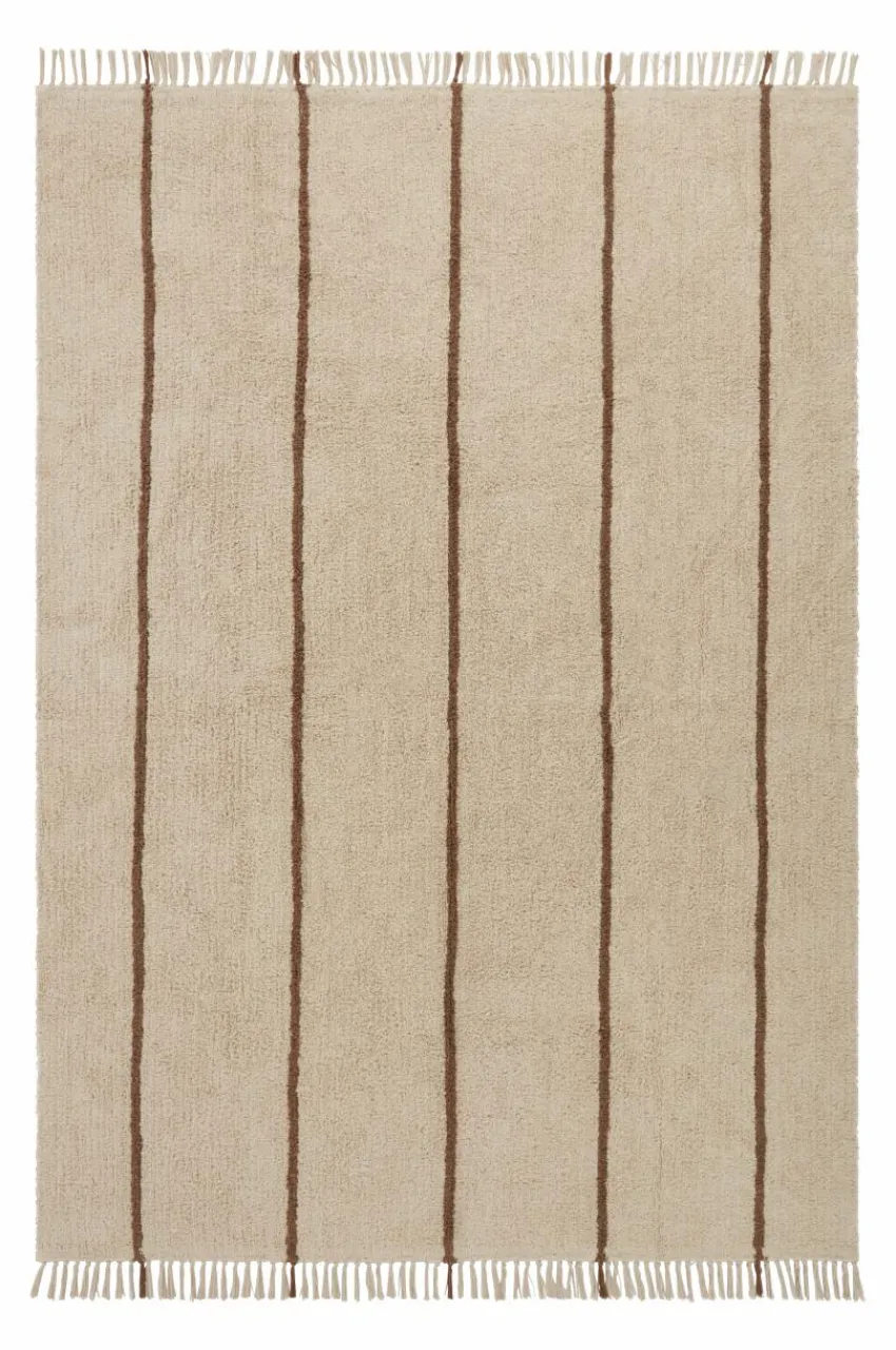 Bomulls- & Trasmattor|Jotex JASMINE Bomullsmatta 200x300 Cm Naturvit/brun