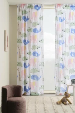 Barngardiner|Jotex JILLIE funktionsgardin 2-pack Multi