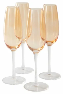 Glas|Jotex JO Champagneglas 4-pack Gul