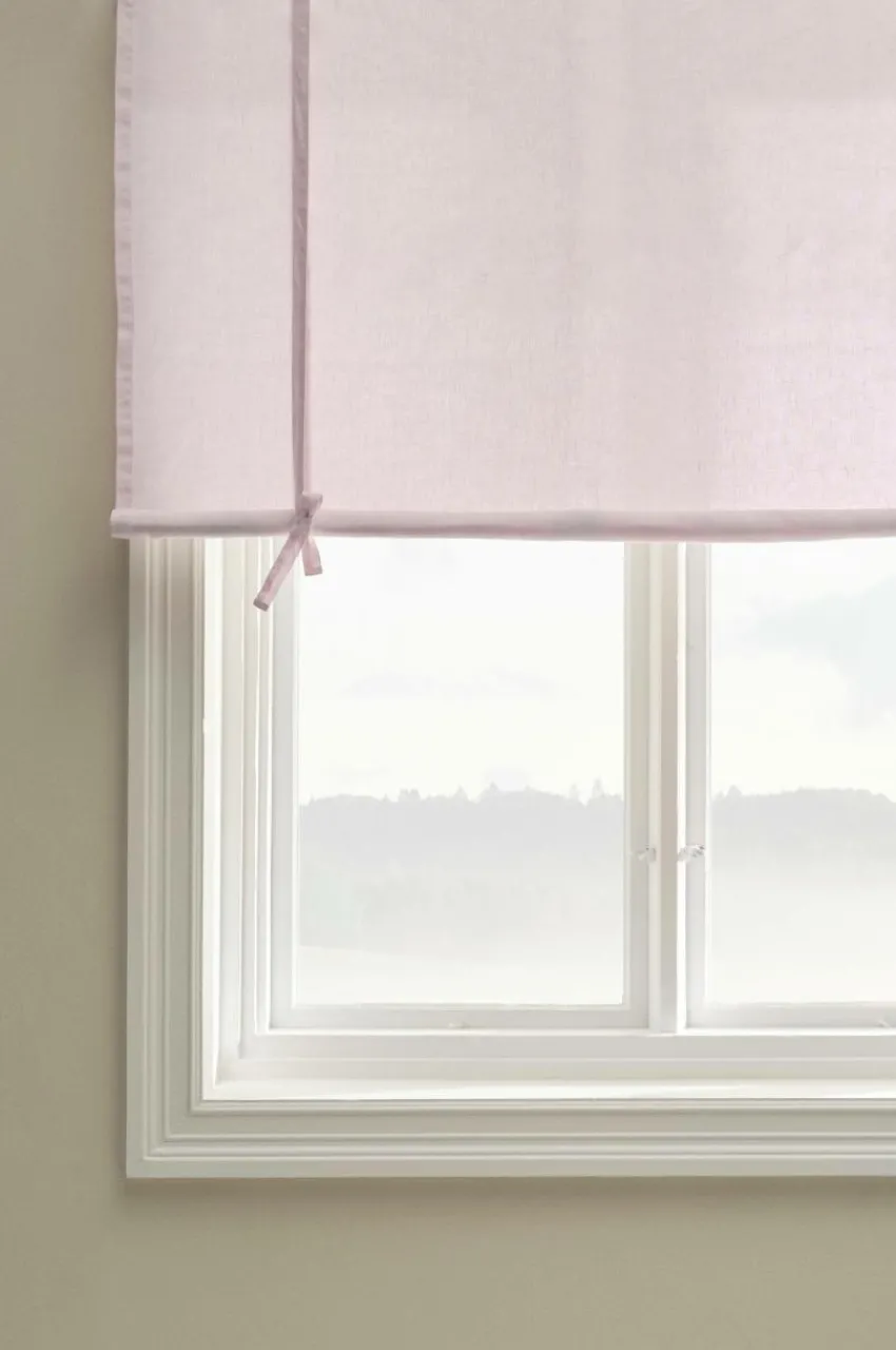 Hissgardiner|Linnegardiner|Jotex JONIE Roll Up-gardin I Linne Rosa