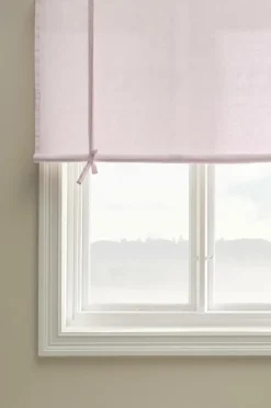 Hissgardiner|Linnegardiner|Jotex JONIE Roll Up-gardin I Linne Rosa