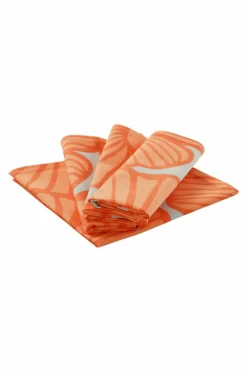 Servetter|Jotex JOSIE Servett 4-pack Blå/aprikos