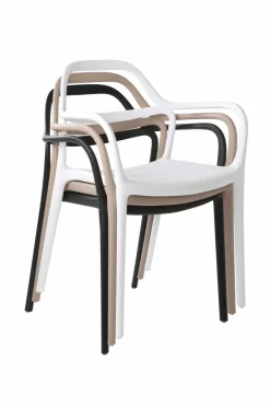 Utestolar & Utepallar|Utemöbler|Jotex KARLABY Karmstol 2-pack Vit