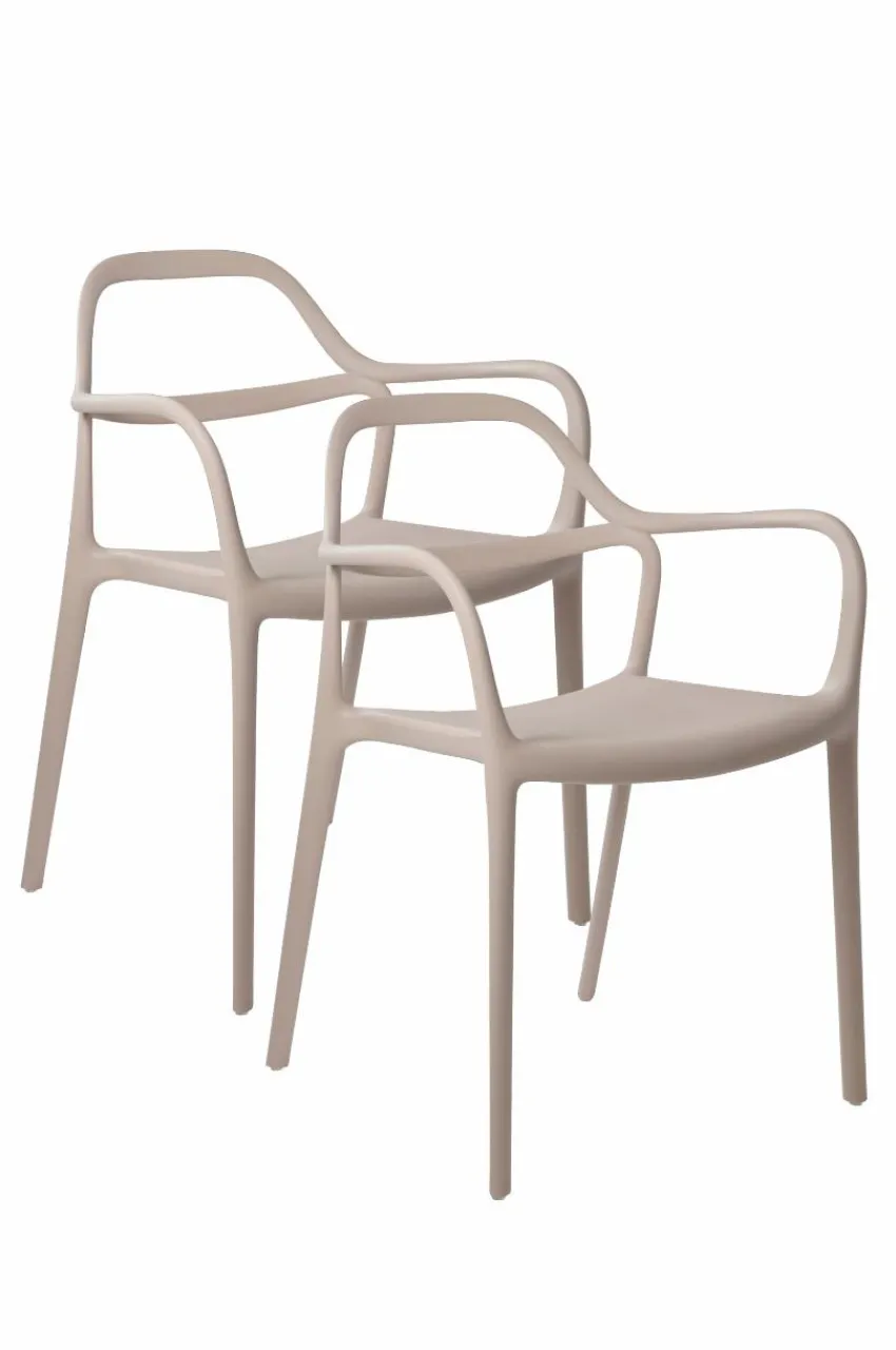 Utestolar & Utepallar|Utemöbler|Jotex KARLABY Karmstol 2-pack Beige