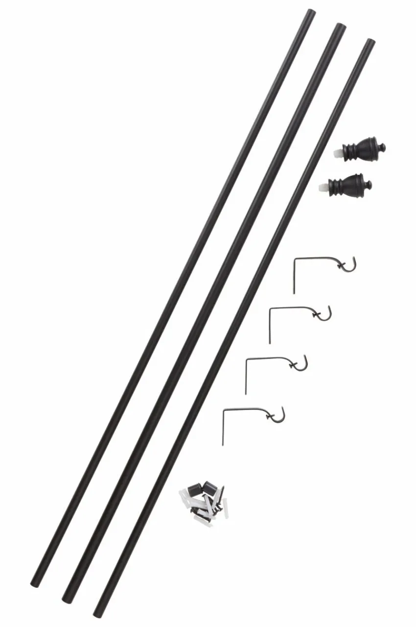 Gardinstänger|Jotex KARLI Gardinstång 110-310 Cm Svart