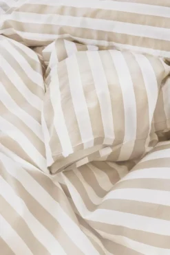 Påslakanset|Jotex KAYO Påslakanset Dubbelsäng Ekologisk Beige/vit