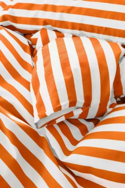 Påslakanset|Jotex KAYO Påslakanset Enkelsäng Orange/vit