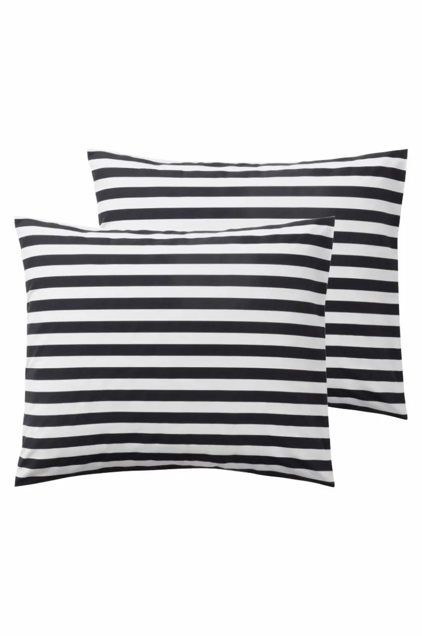 Örngott|Jotex KAYO örngott 2-pack 60x50 Cm Svart/vit