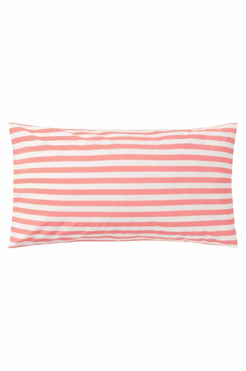 Örngott|Jotex KAYO örngott 90x50 Cm Korallrosa/vit