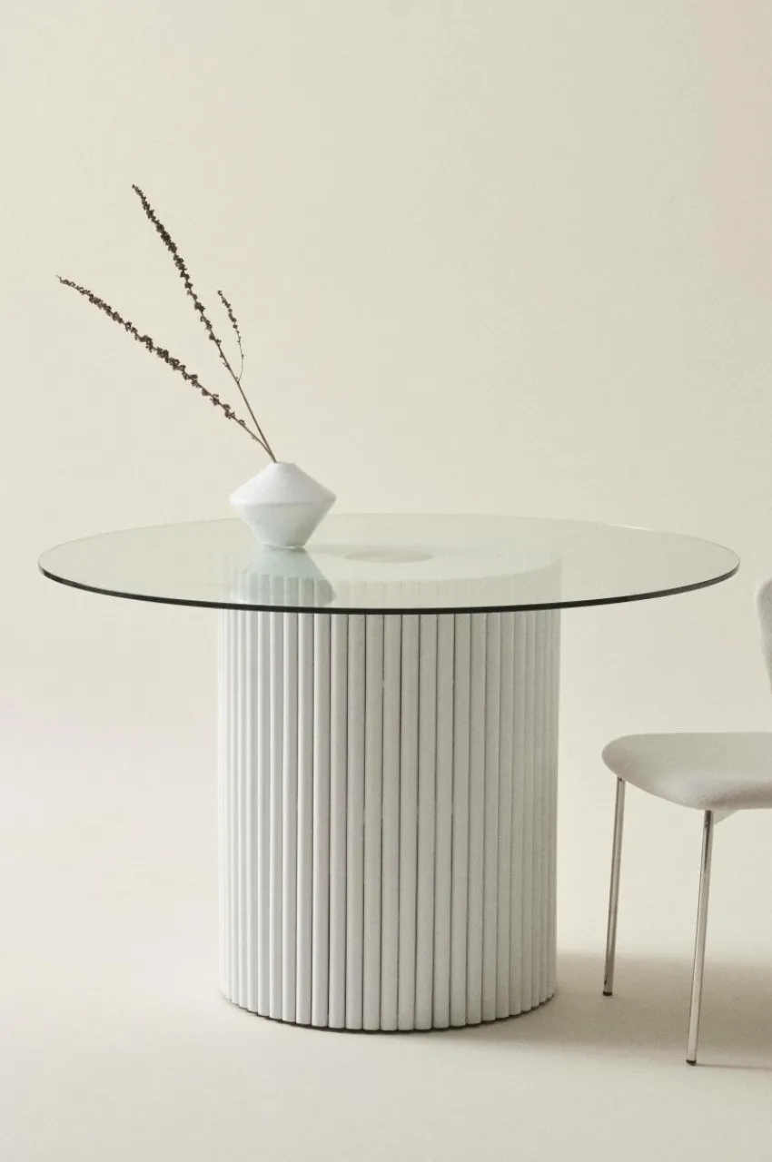 Bord|Jotex KENDALE Matbord ø 120 Cm Vit