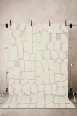 Ullmattor|Bomulls- & Trasmattor|Jotex KERRY Ull- Och Bomullsmatta 200x300 Cm Lila/Naturvit