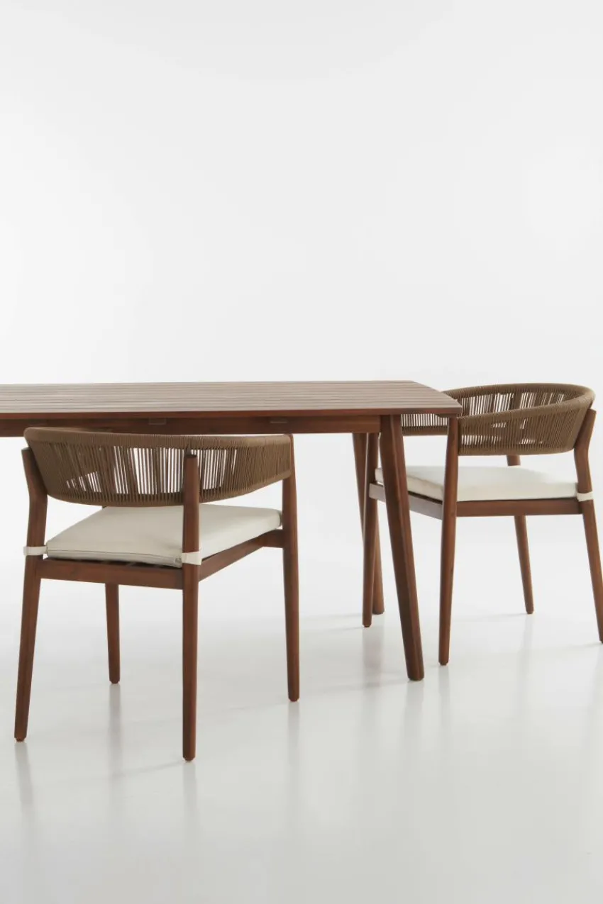 Utebord|Utemöbler|Jotex KINGSTON Matbord 100x200 Cm Teak