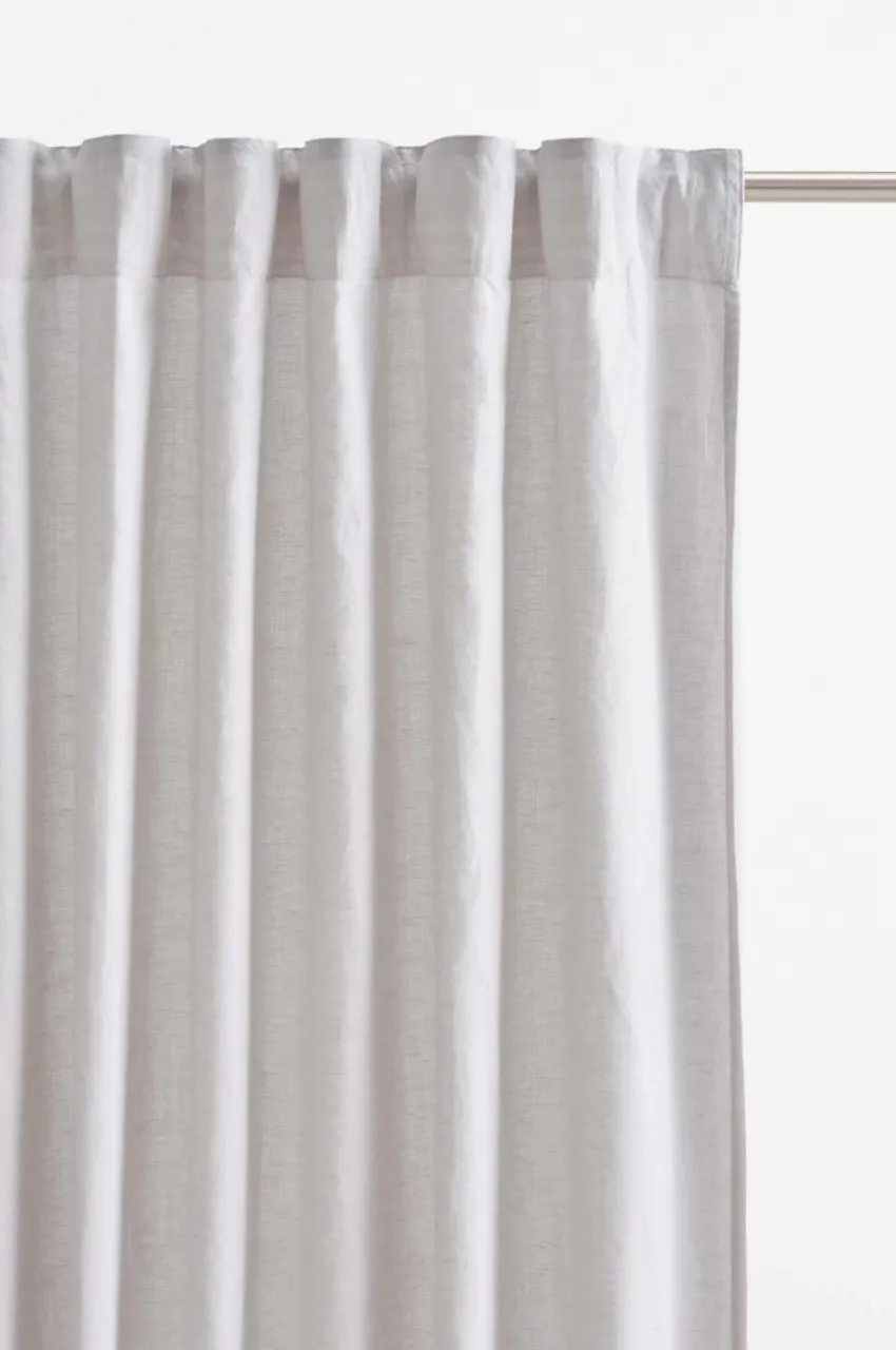 Julgardiner|Linnegardiner|Jotex KIT Linnegardin 2-pack Ljusgrå