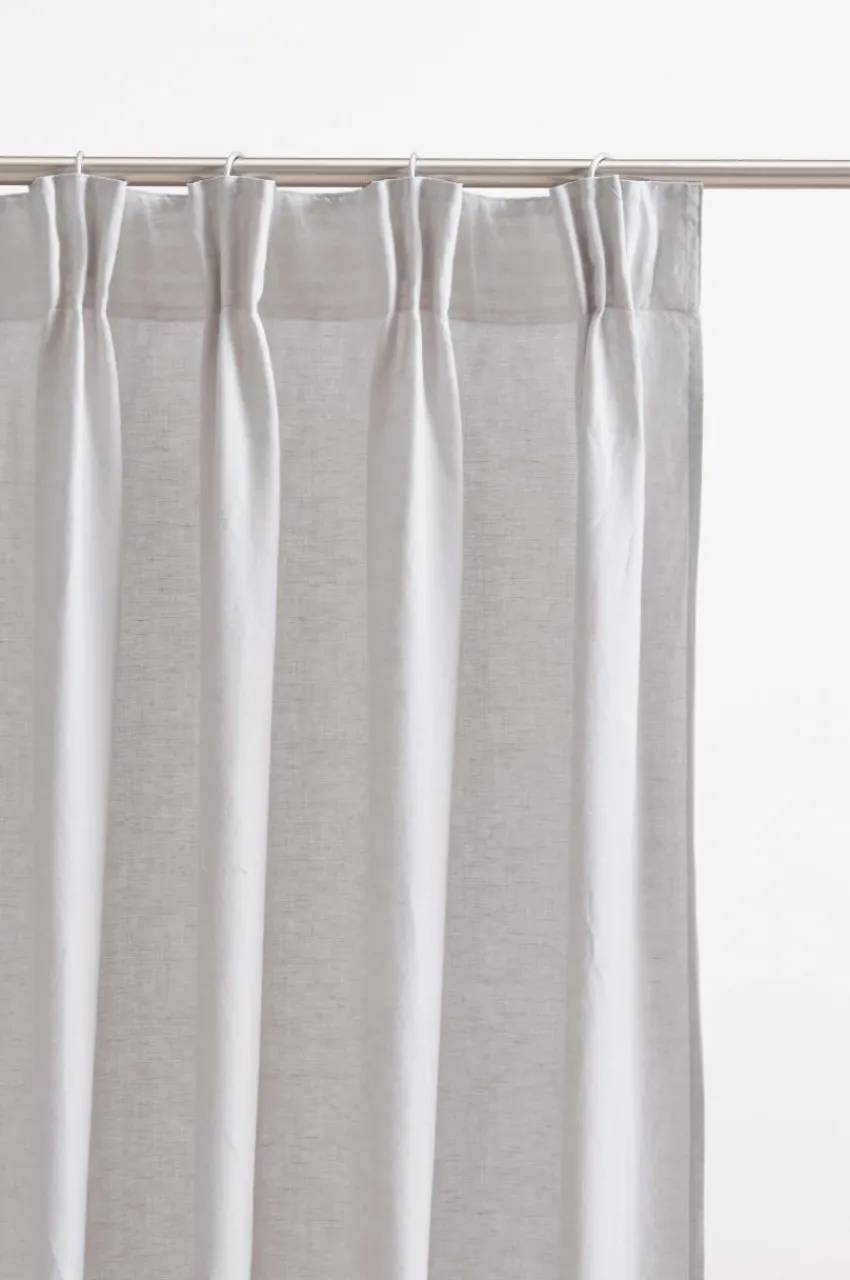 Julgardiner|Linnegardiner|Jotex KIT Linnegardin 2-pack Ljusgrå