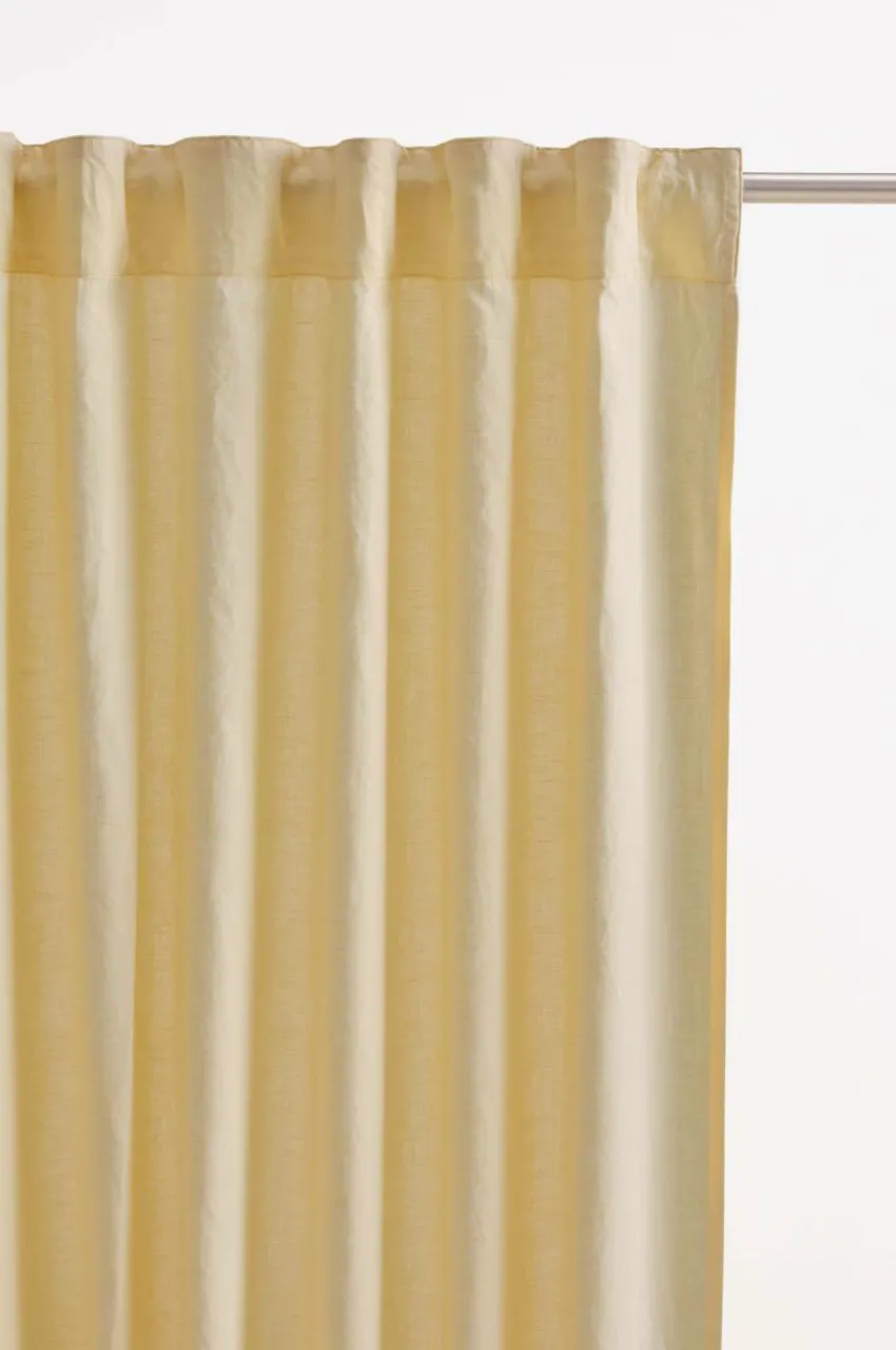 Linnegardiner|Multifunktionsgardiner|Jotex KIT Linnegardin 2-pack Mangogul
