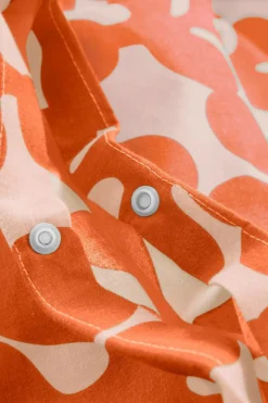 Påslakanset|Jotex KNOTA Påslakanset Enkelsäng Ekologisk Persika/orange