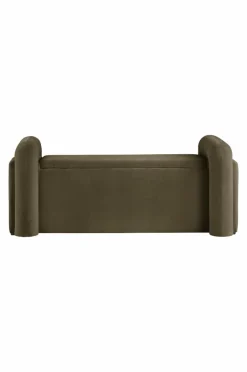 Bänkar|Jotex KOMORO Bänk Med Förvaring 150 Cm Olivgrön