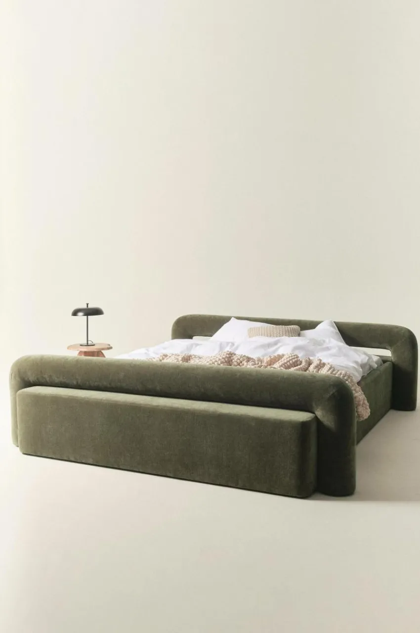 Sängramar|Jotex KOMORO Sängram 160 Cm Grön