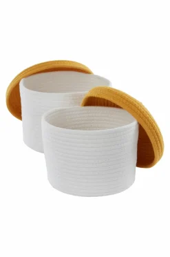 Förvaring|Jotex Korgset 2-pack Gul/vit