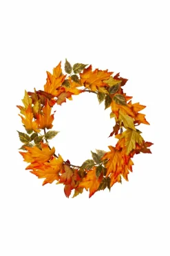 Utebelysning|Utebelysning|Jotex Krans Autumn 45 Cm Orange