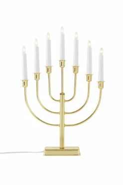 Julbelysning|Jotex KRISTINA Elljusstake Mässing