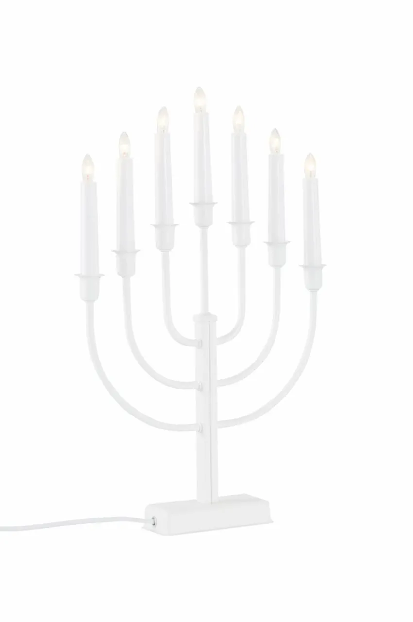 Julbelysning|Jotex KRISTINA Elljusstake Vit