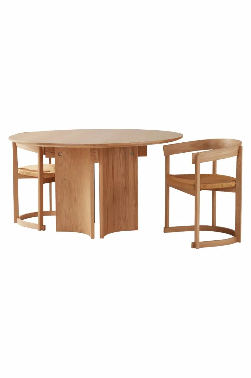 Bord|Jotex KUNGSHOLMEN Runt Matbord ø 130 Cm Ljus ek