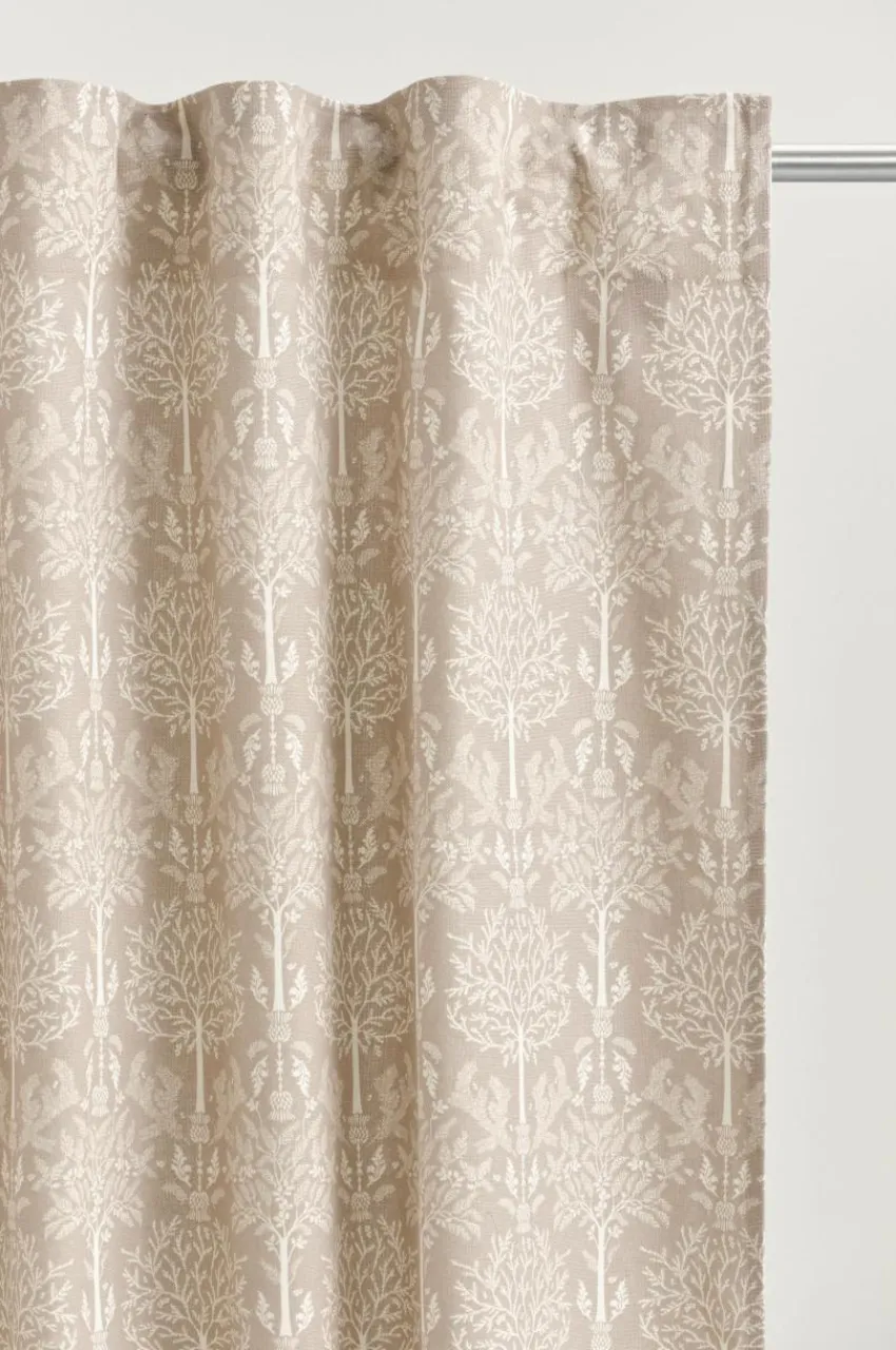 Multifunktionsgardiner|Jotex KVISTIG Multifunktionsgardin 2-pack Beige