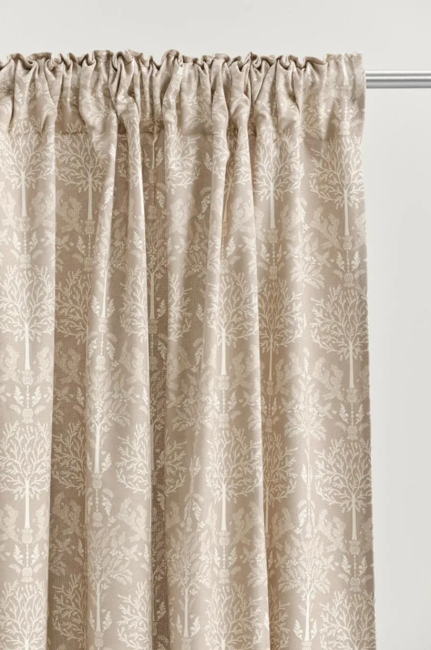 Multifunktionsgardiner|Jotex KVISTIG Multifunktionsgardin 2-pack Beige