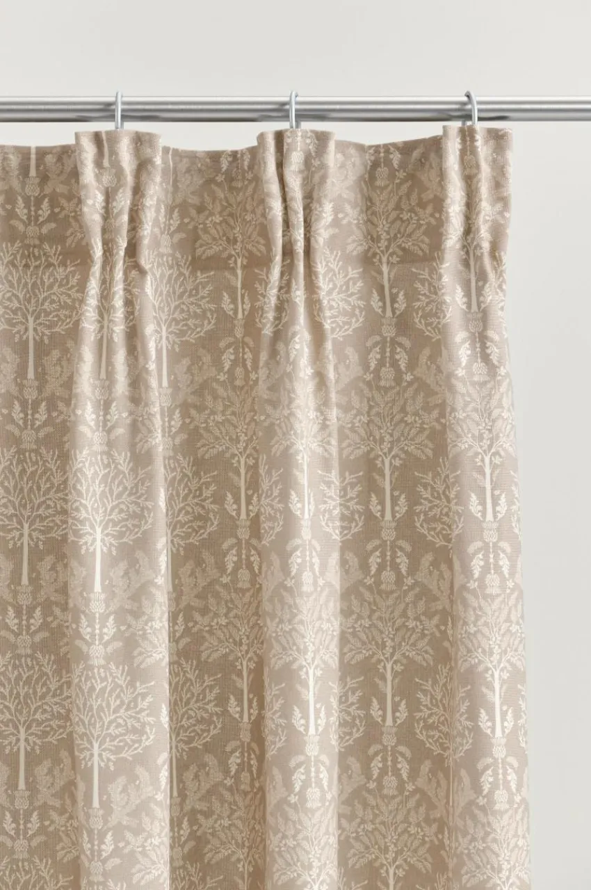 Multifunktionsgardiner|Jotex KVISTIG Multifunktionsgardin 2-pack Beige