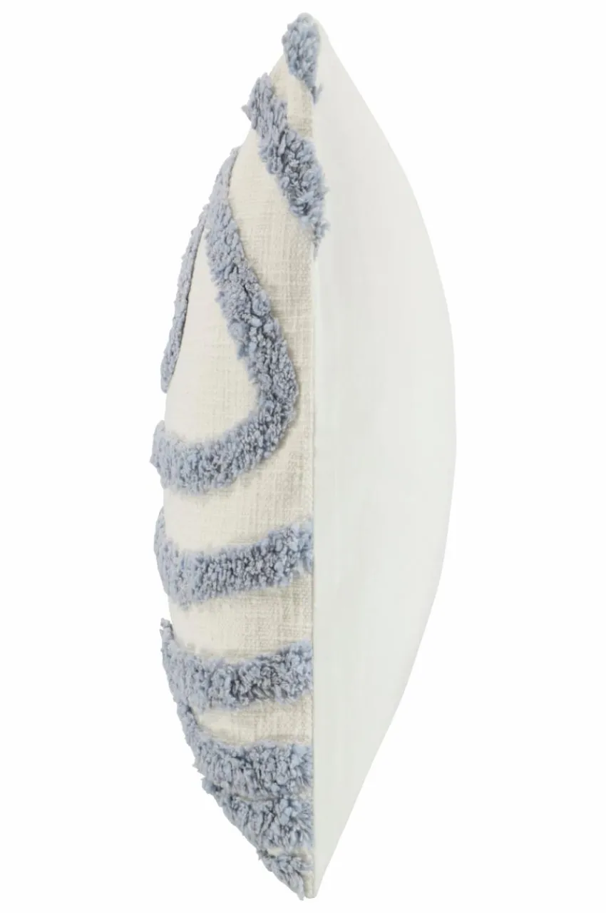 Prydnadskuddar & Fodral|Jotex KYLA Kuddfodral 50x50 Cm Blå/naturvit