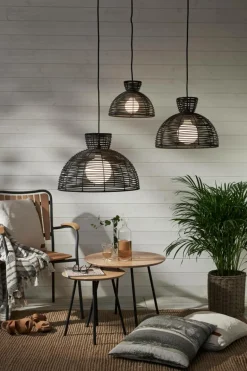 Utebelysning|Utebelysning|Jotex Lampskärm Runde 29,5 Cm Svart