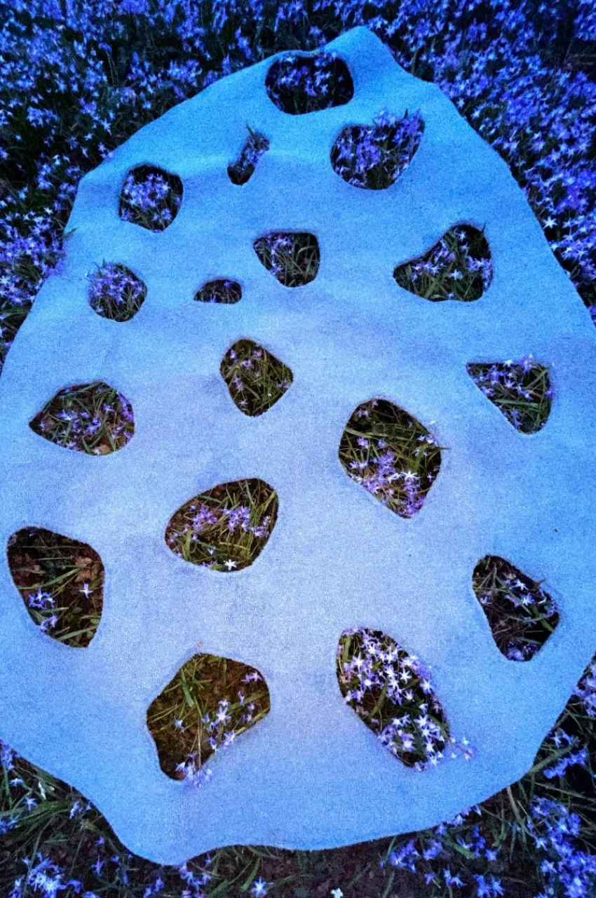 Lugg- & Ryamattor|Jotex LANCY Luggmatta 160x230 Cm Blå