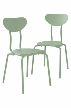 Utestolar & Utepallar|Utemöbler|Jotex LANNION Utestol 2-pack Ljusgrön