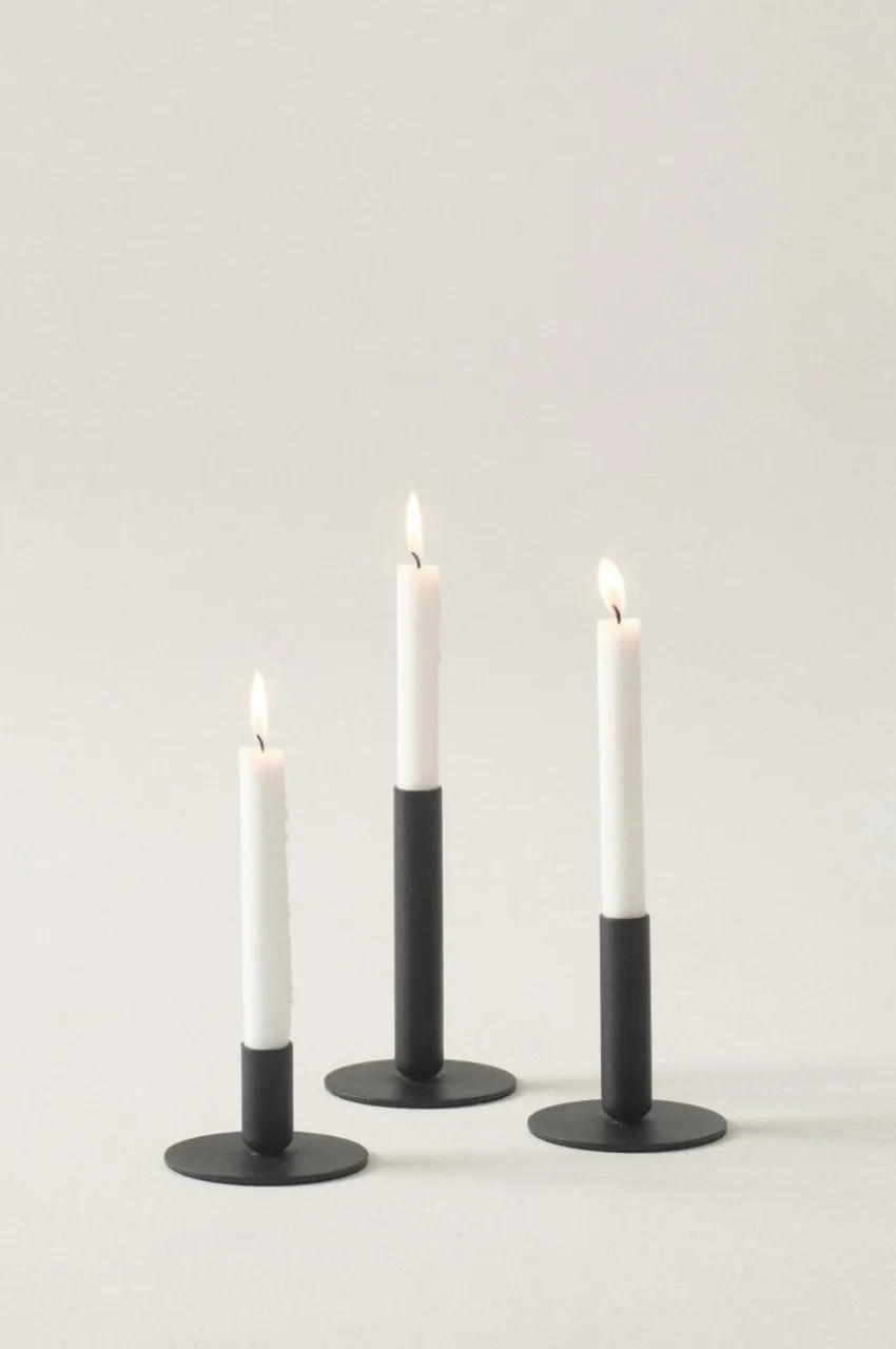 Ljusstakar|Jotex LAURANT Ljusstake 3-pack Svart