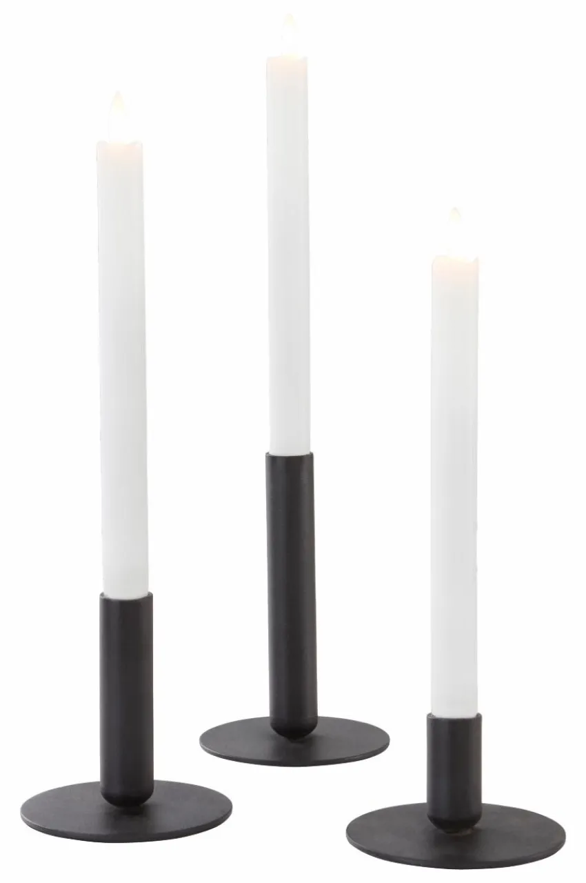 Ljusstakar|Jotex LAURANT Ljusstake 3-pack Svart