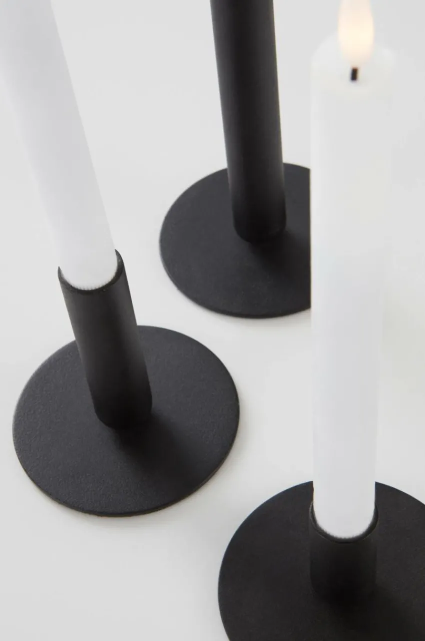 Ljusstakar|Jotex LAURANT Ljusstake 3-pack Svart