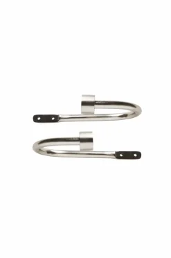 Gardinomtag|Jotex LAURE Gardinomtag 2-pack Silver