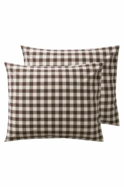 Örngott|Jotex LAUREN örngott 2-pack 60x50 Cm Ekologisk Brun/beige