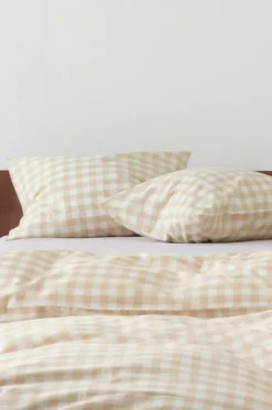 Örngott|Jotex LAUREN örngott 2-pack 60x50 Cm Ekologisk Beige/vit