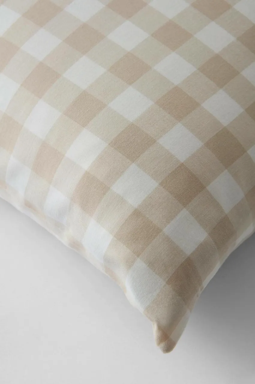 Örngott|Jotex LAUREN örngott 2-pack 60x50 Cm Ekologisk Beige/vit