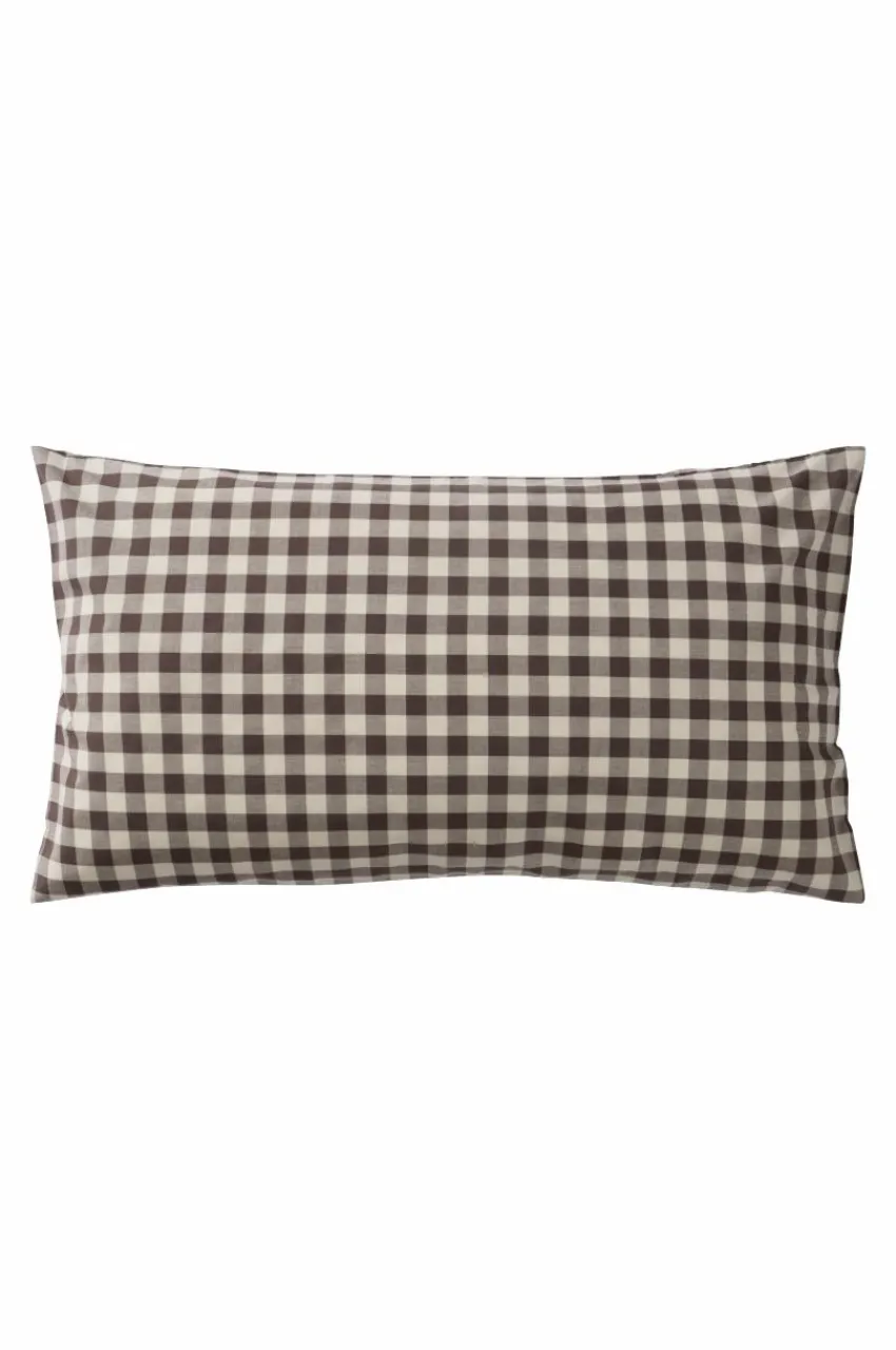 Örngott|Jotex LAUREN örngott 90x50 Cm Ekologisk Brun/beige