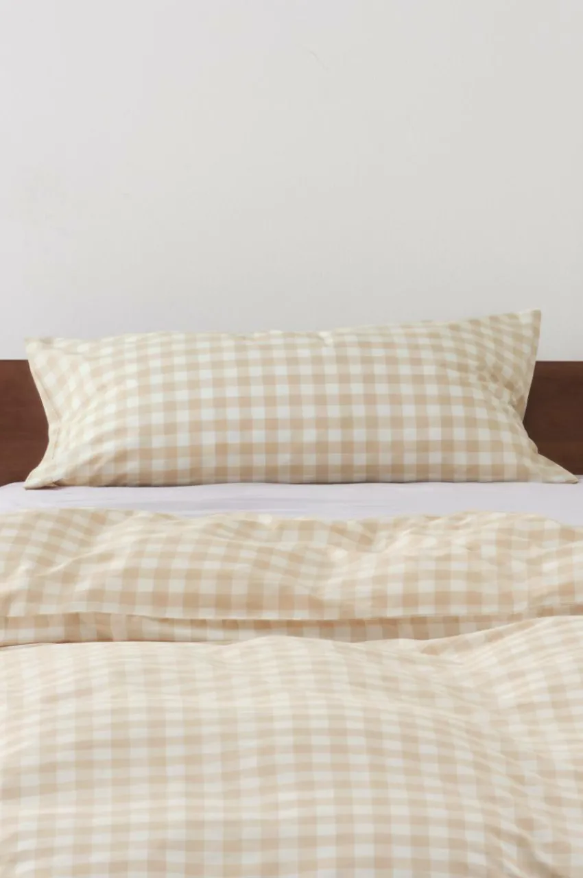 Örngott|Jotex LAUREN örngott 90x50 Cm Ekologisk Beige/vit