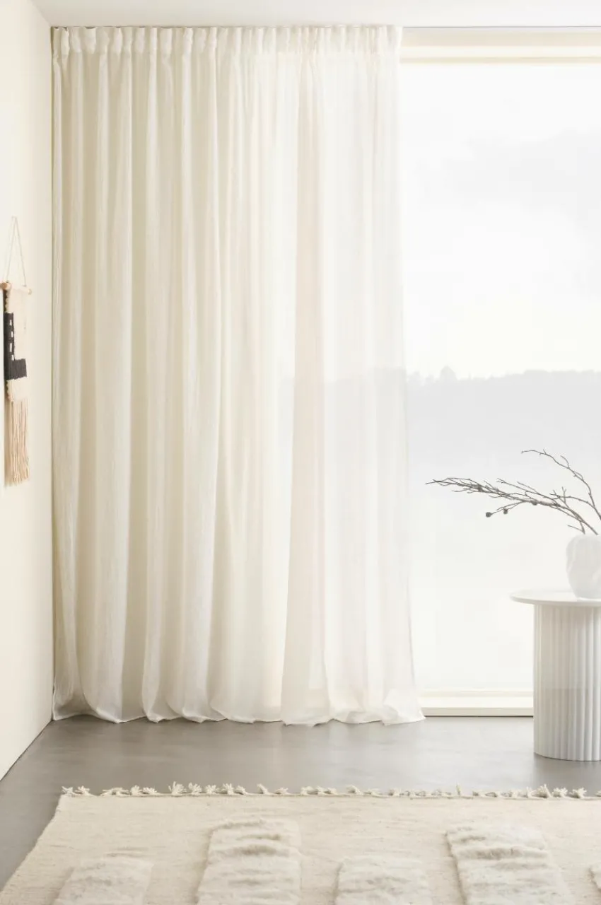 Multifunktionsgardiner|Jotex LAYER Multifunktionsgardin 1 Längd - Extra Bred Vit