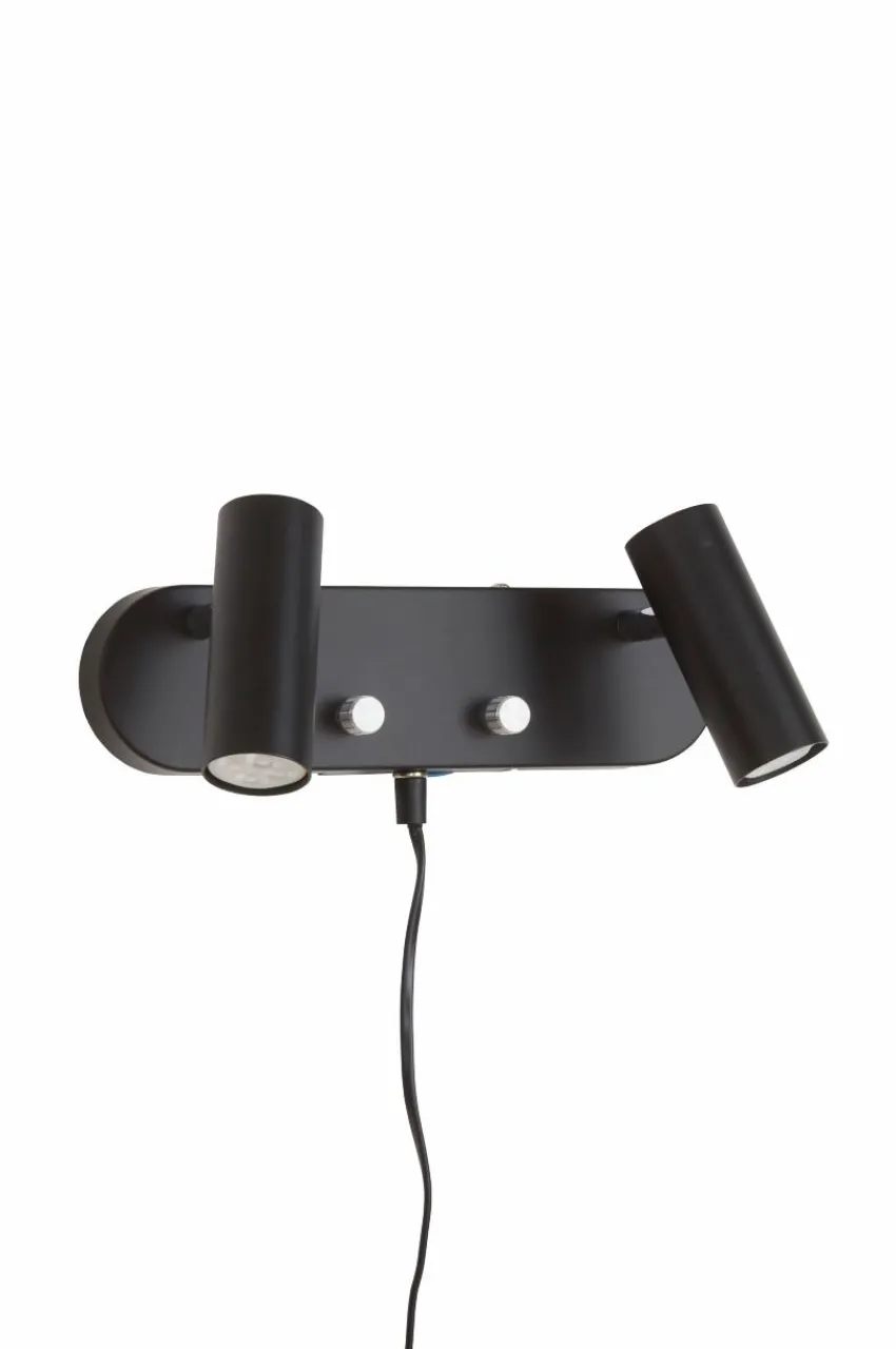 Vägglampor|Jotex LEE Vägglampa - Dubbel Svart