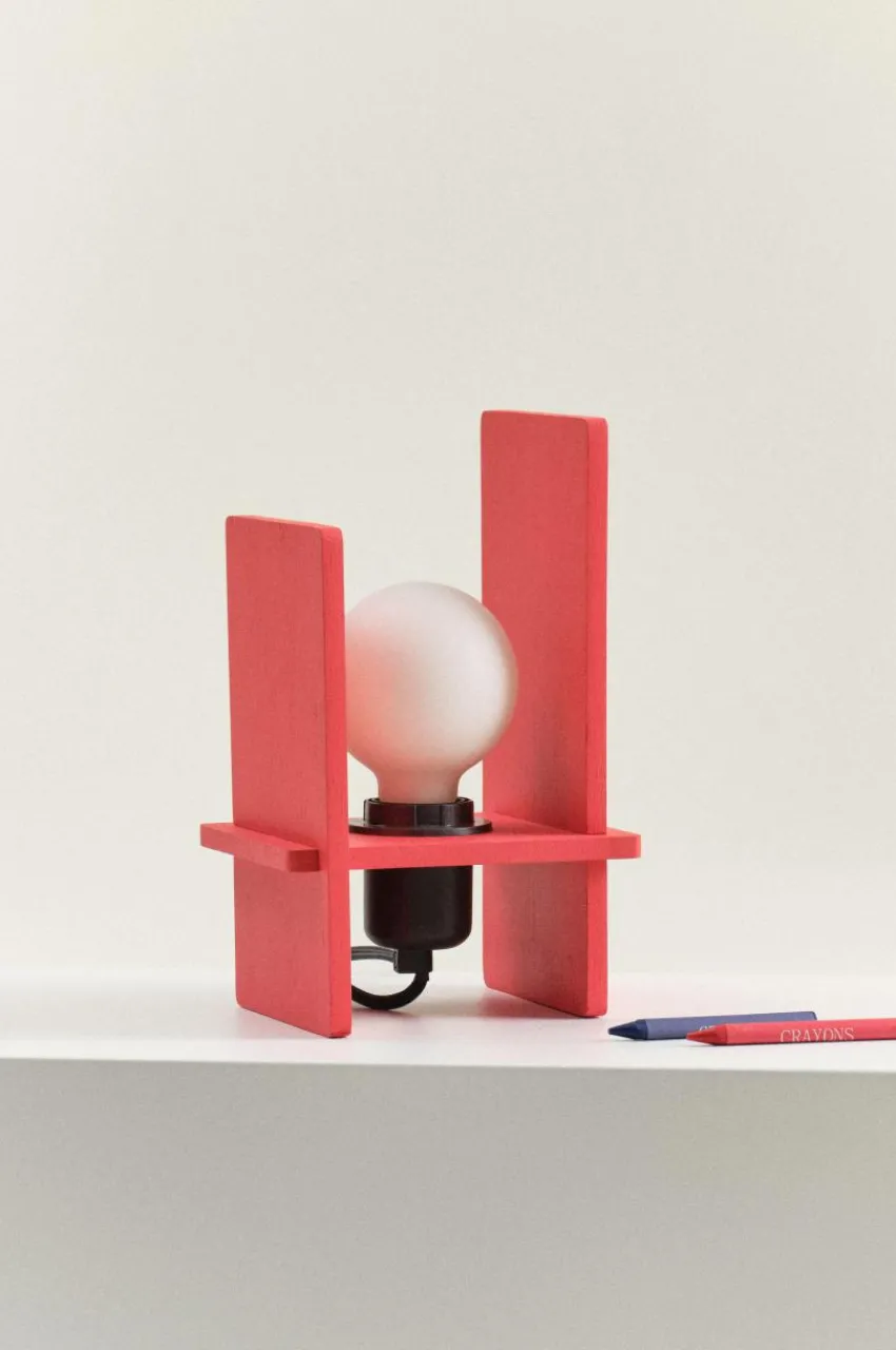 Barnlampor|Barnlampor|Jotex LEHO Bordslampa Röd