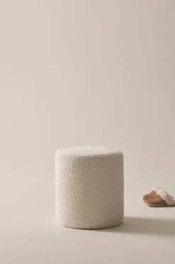 Sittpuffar|Jotex LEIDEN Sittpuff ø 40 Cm Naturvit